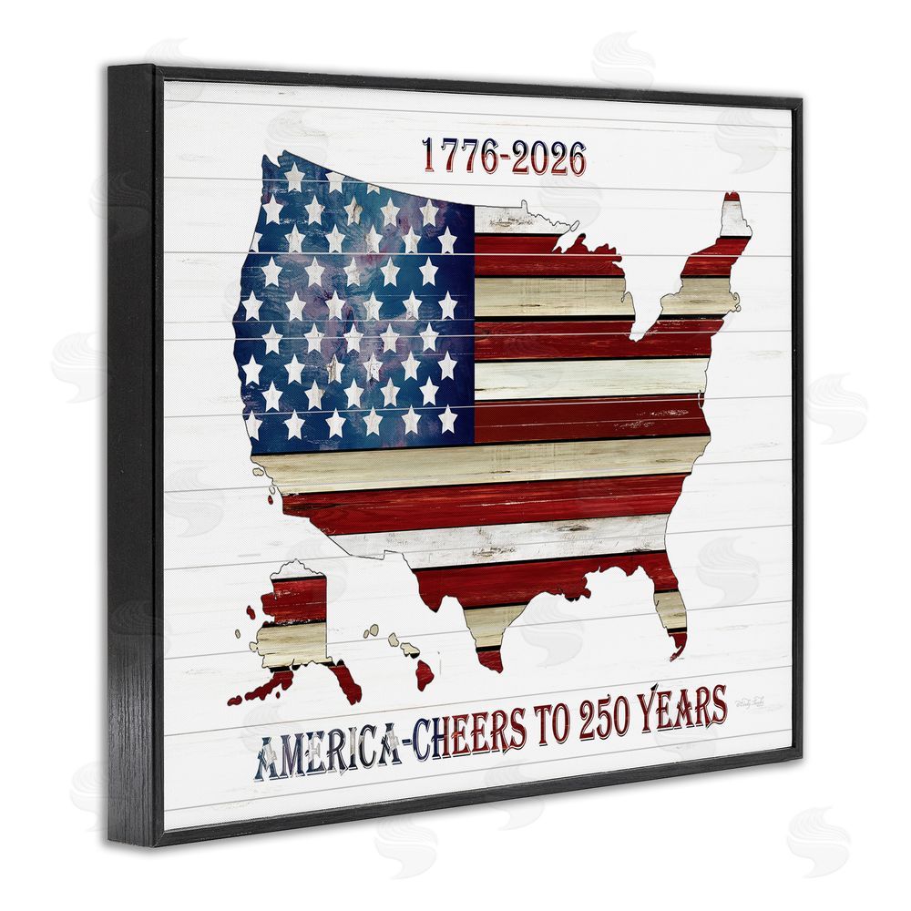 Cindy Jacobs America 250 Year Celebration Black Framed Giclee Wall Art Print