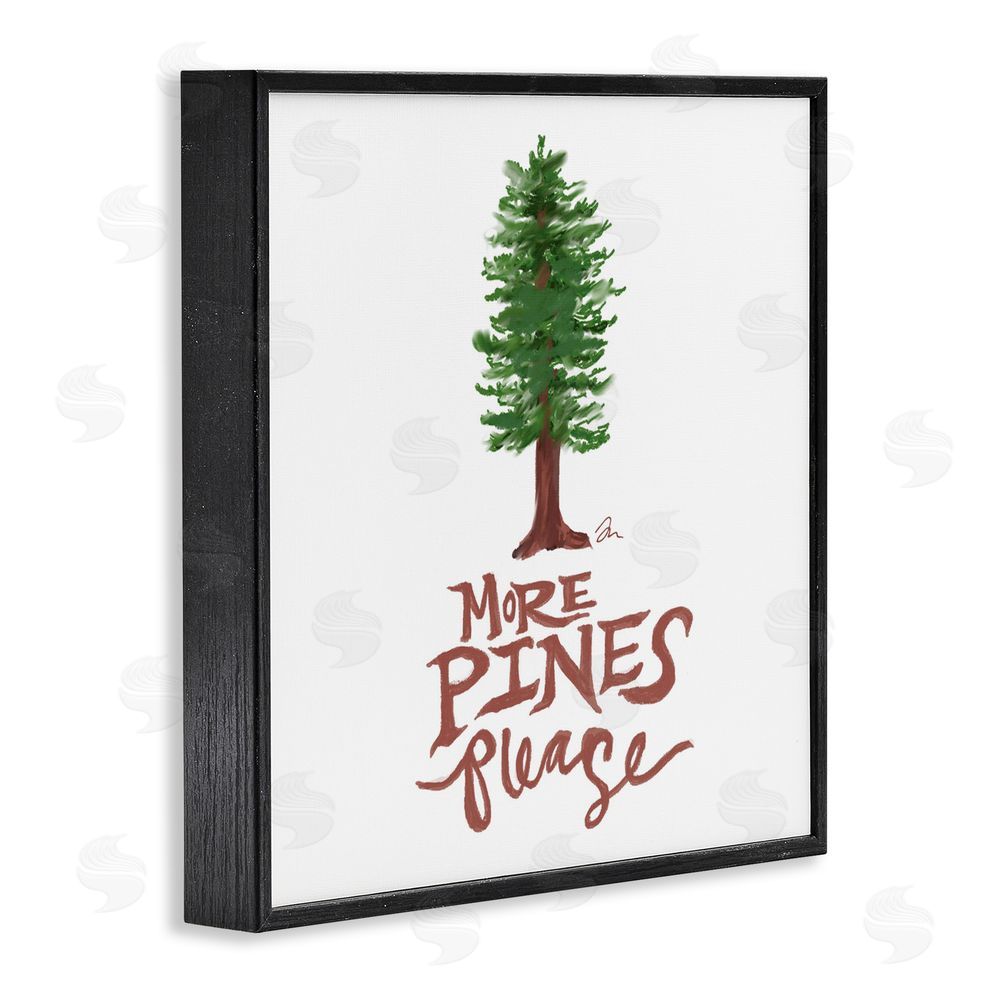 Jessica Mingo More Pines Please Black Framed Giclee Art Print