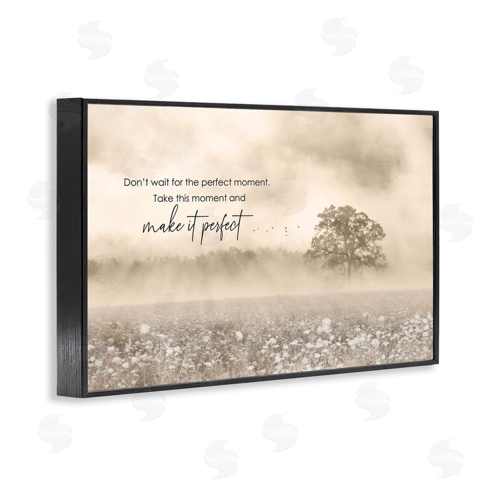 Lori Deiter Make it Perfect Landscape Black Framed Giclee Wall Art Print