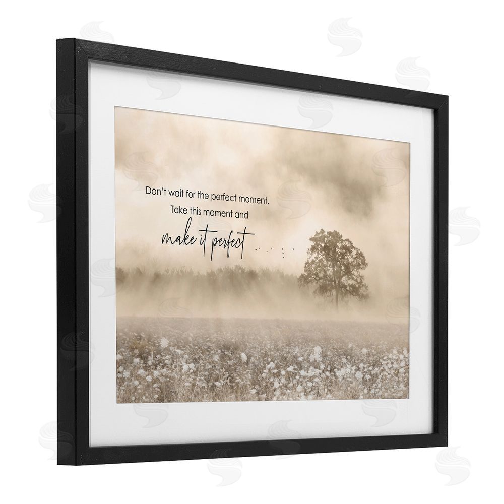 Lori Deiter Make it Perfect Landscape Black Framed Print Under Glass with White Mat Wall Art