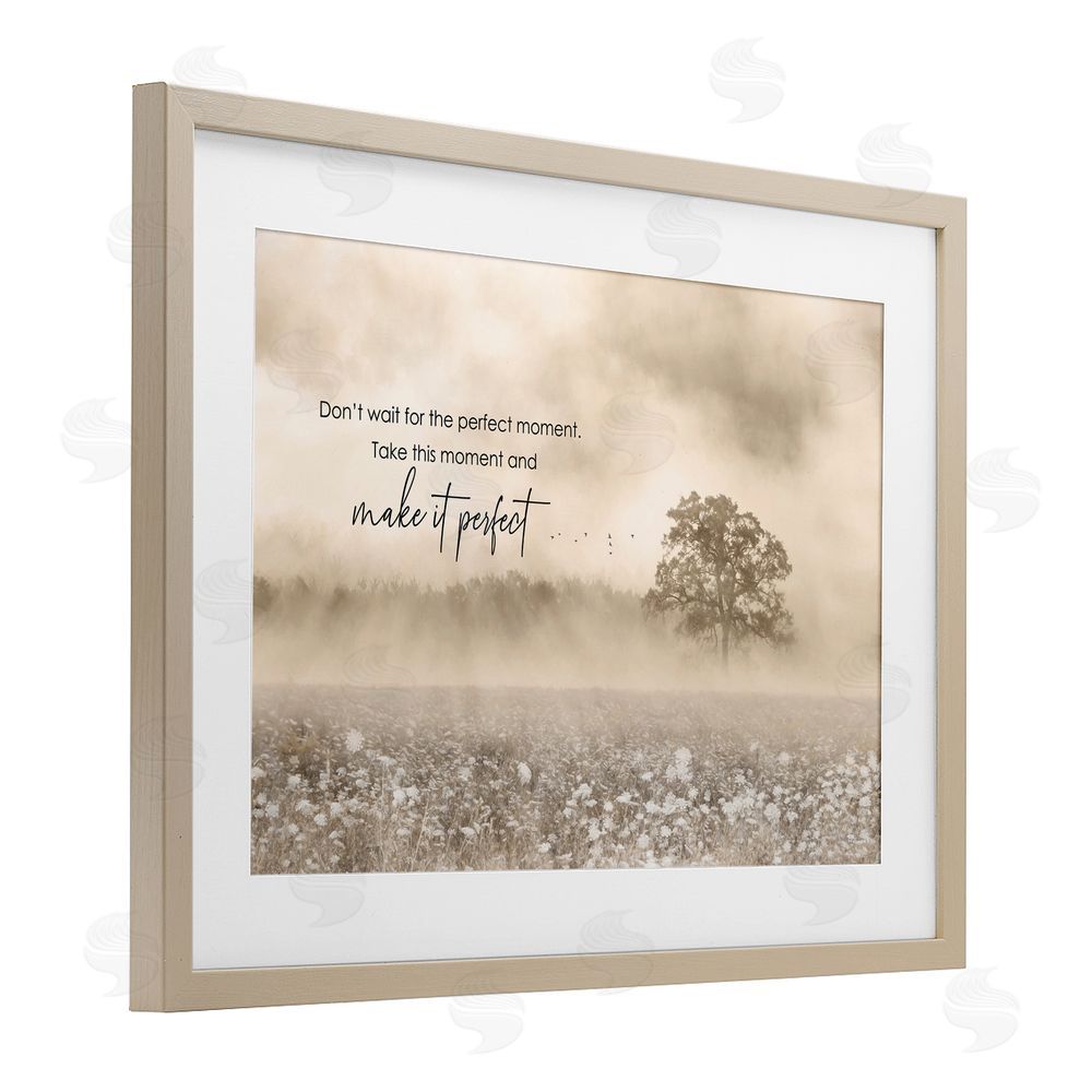 Lori Deiter Make it Perfect Landscape Birch Framed Print Under Glass with White Mat Wall Art