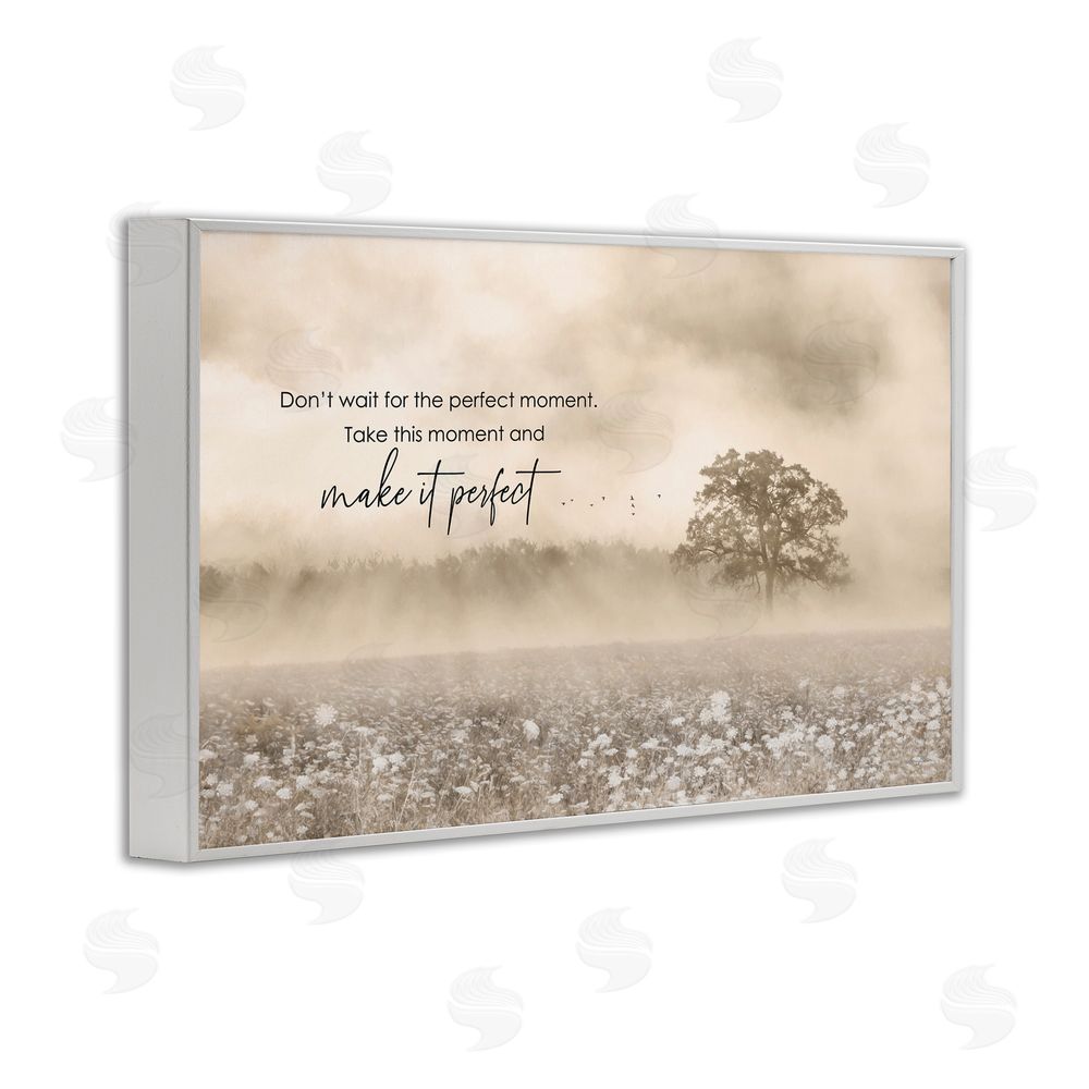 Lori Deiter Make it Perfect Landscape White Framed Giclee Wall Art Print