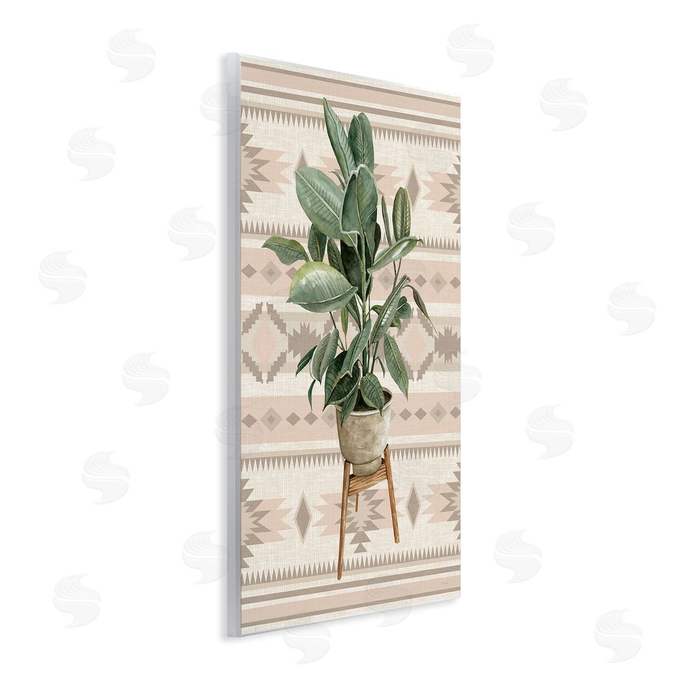 Cindy Jacobs Aztec Planter Lush Plant Wall Plaque Art Print