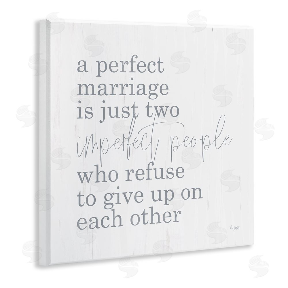 Jaxn Blvd. Perfect Marriage Refuse to Give Up Wall Plaque Art Print
