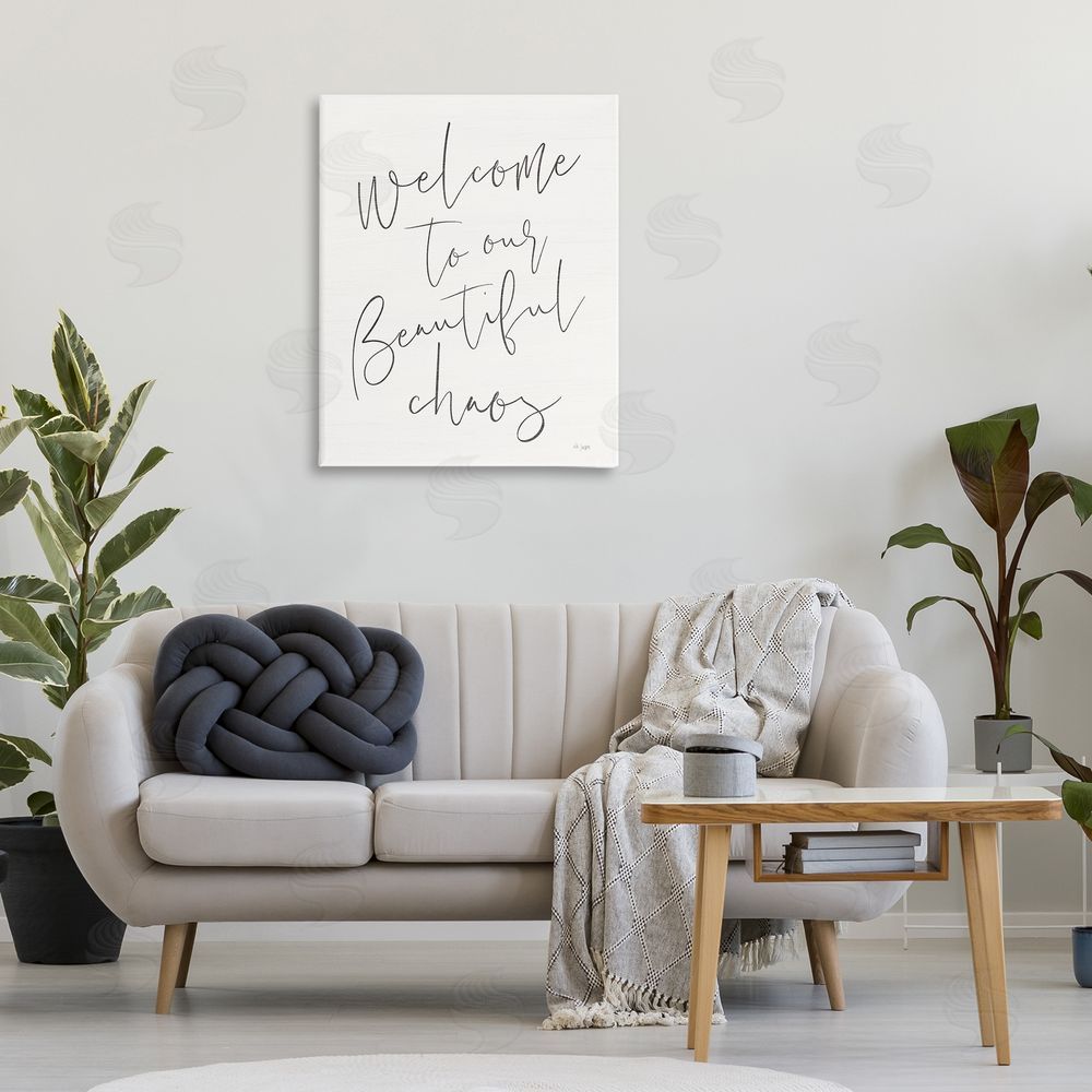 Jaxn Blvd. Welcome to Beautiful Chaos Canvas Art on Wall