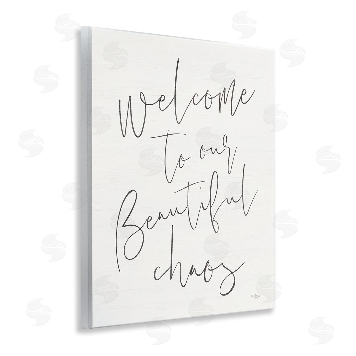 Jaxn Blvd. Welcome to Beautiful Chaos Wall Plaque Art Print