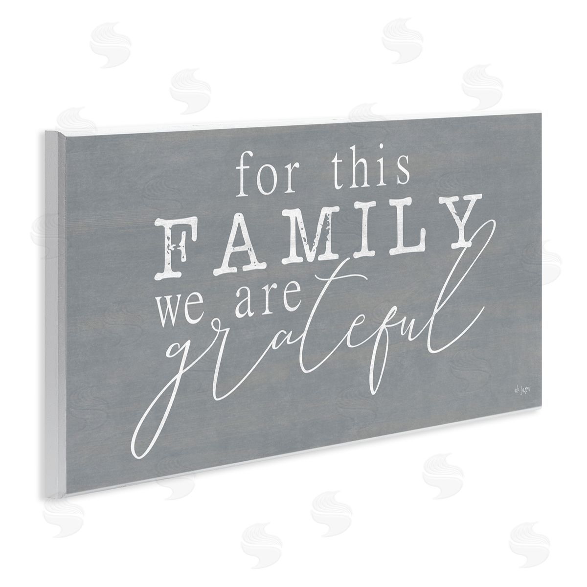 Jaxn Blvd. Family We Are Grateful Wall Plaque Art Print