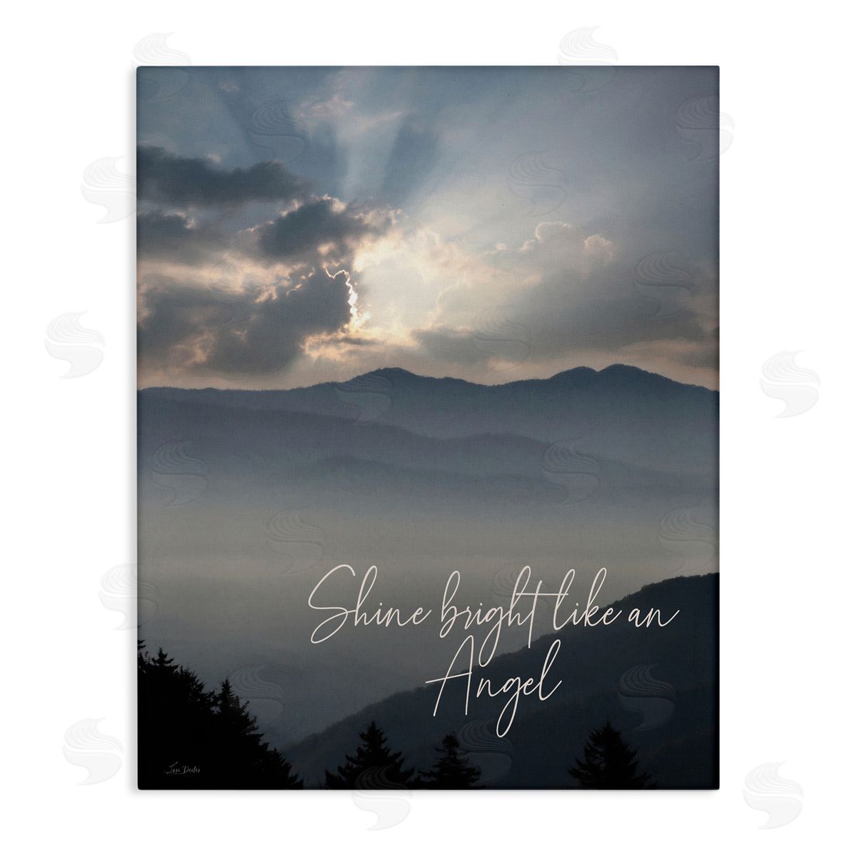 Lori Deiter Shine Bright Mountain Landscape Canvas Wall Art Print