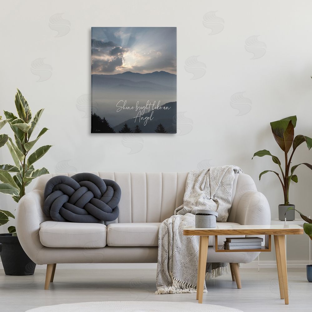 Lori Deiter Shine Bright Mountain Landscape Canvas Art on Wall