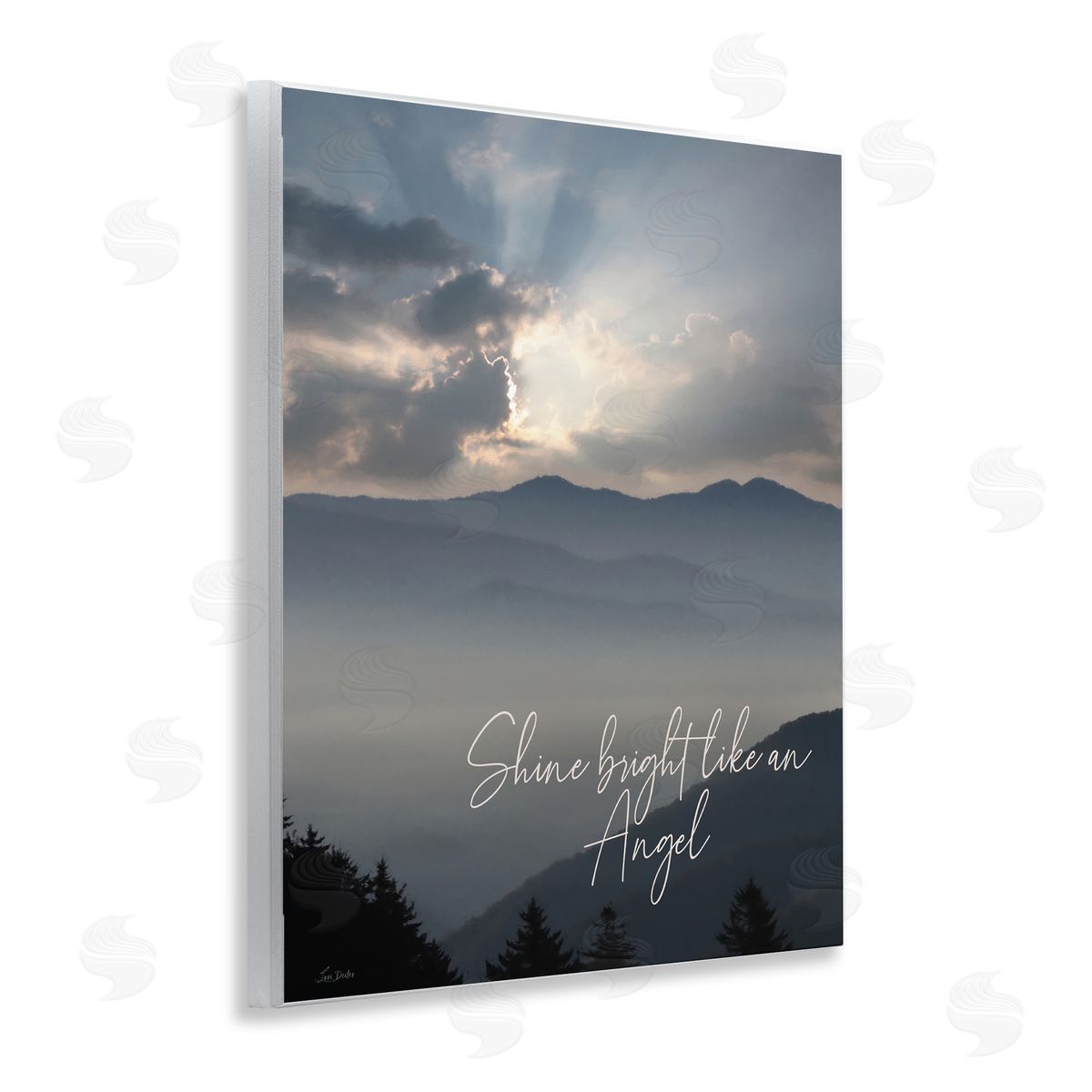 Lori Deiter Shine Bright Mountain Landscape Wall Plaque Art Print