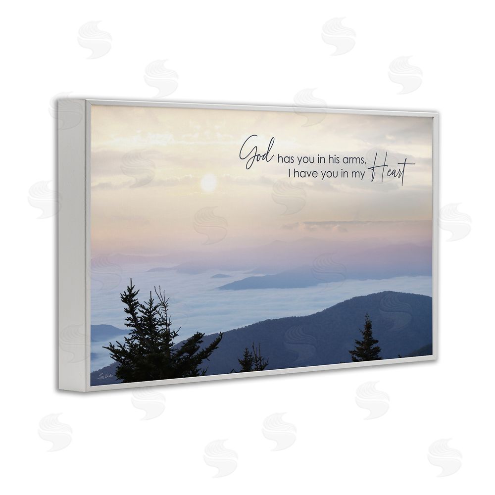 Lori Deiter In My Heart Grief White Framed Giclee Wall Art Print