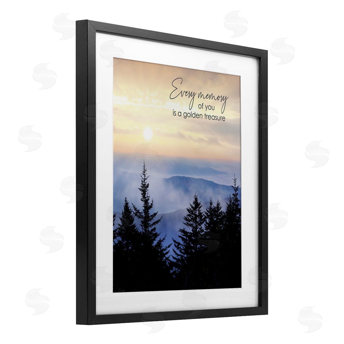 Lori Deiter Every Memory of You Grief Black Framed Print Under Glass with White Mat Wall Art