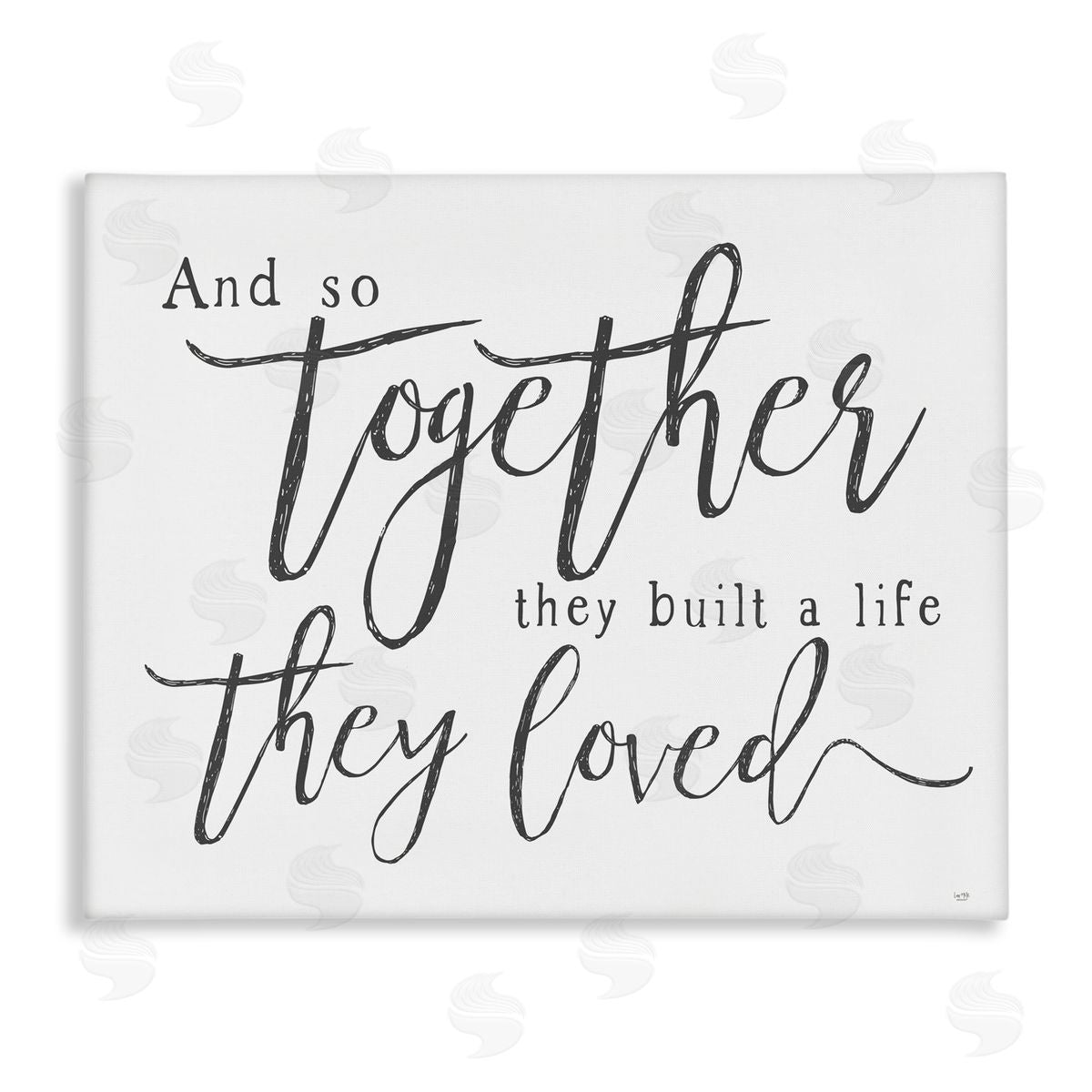 Lux + Me Designs Together A Life They Loved Canvas Wall Art Print