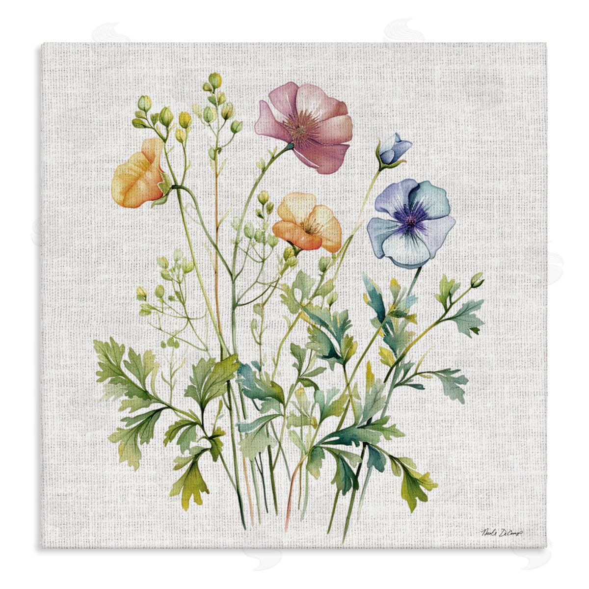 Nicole DeCamp Wild Botanical Bundle Canvas Wall Art Print