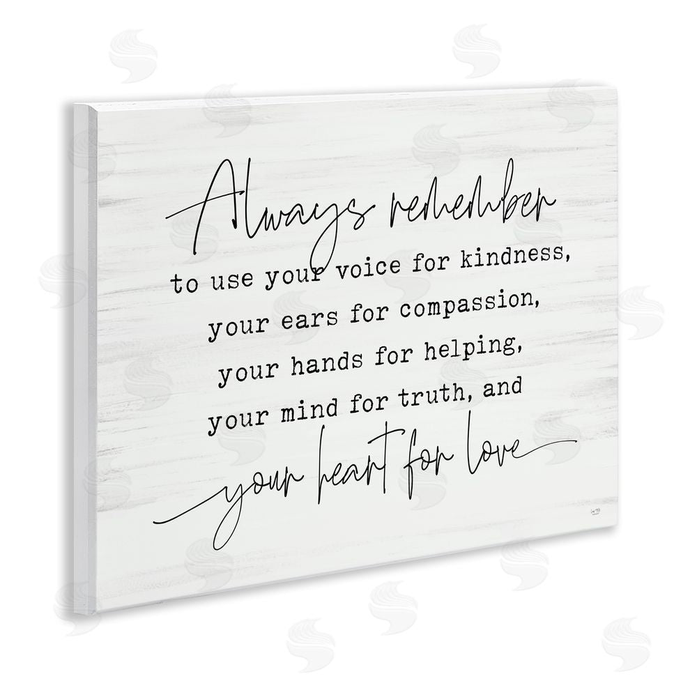 Lux + Me Designs Always Remember Heart For Love Wall Plaque Art Print