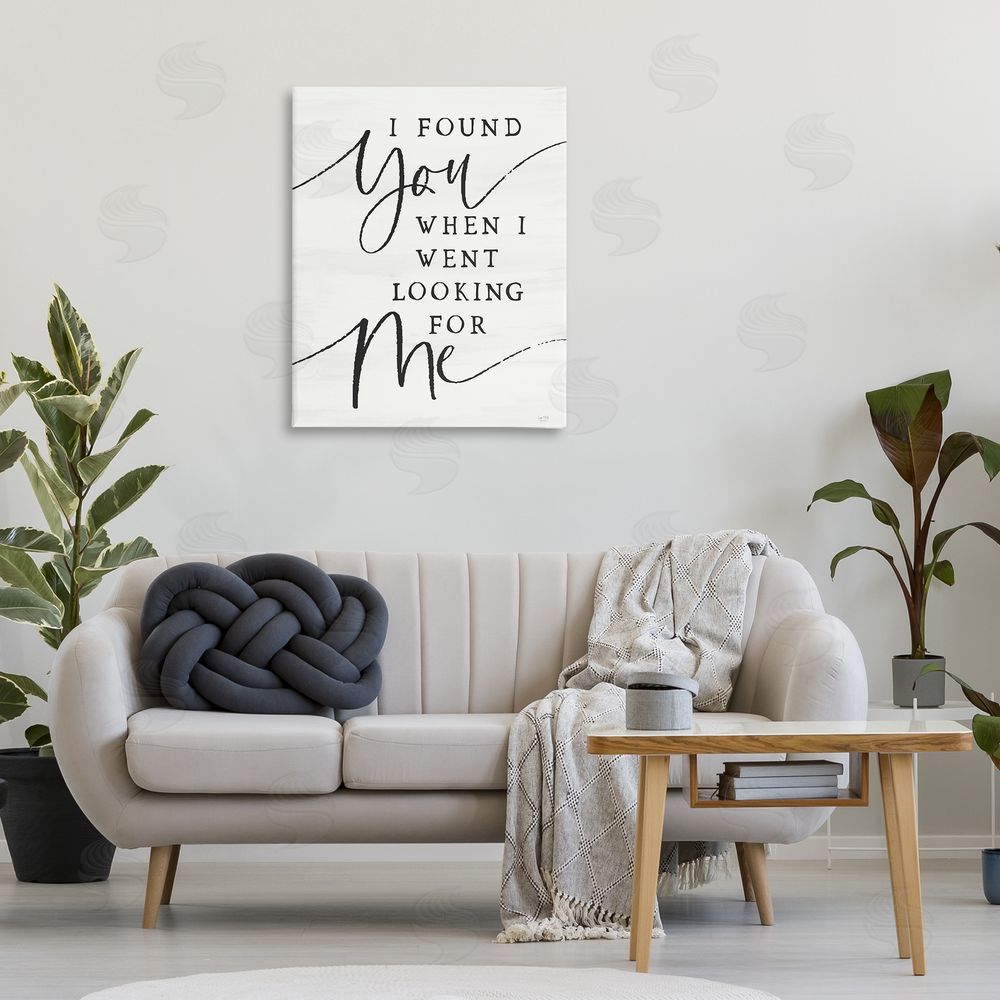 Lux + Me Designs I Found You Inspirational Canvas Art on Wall