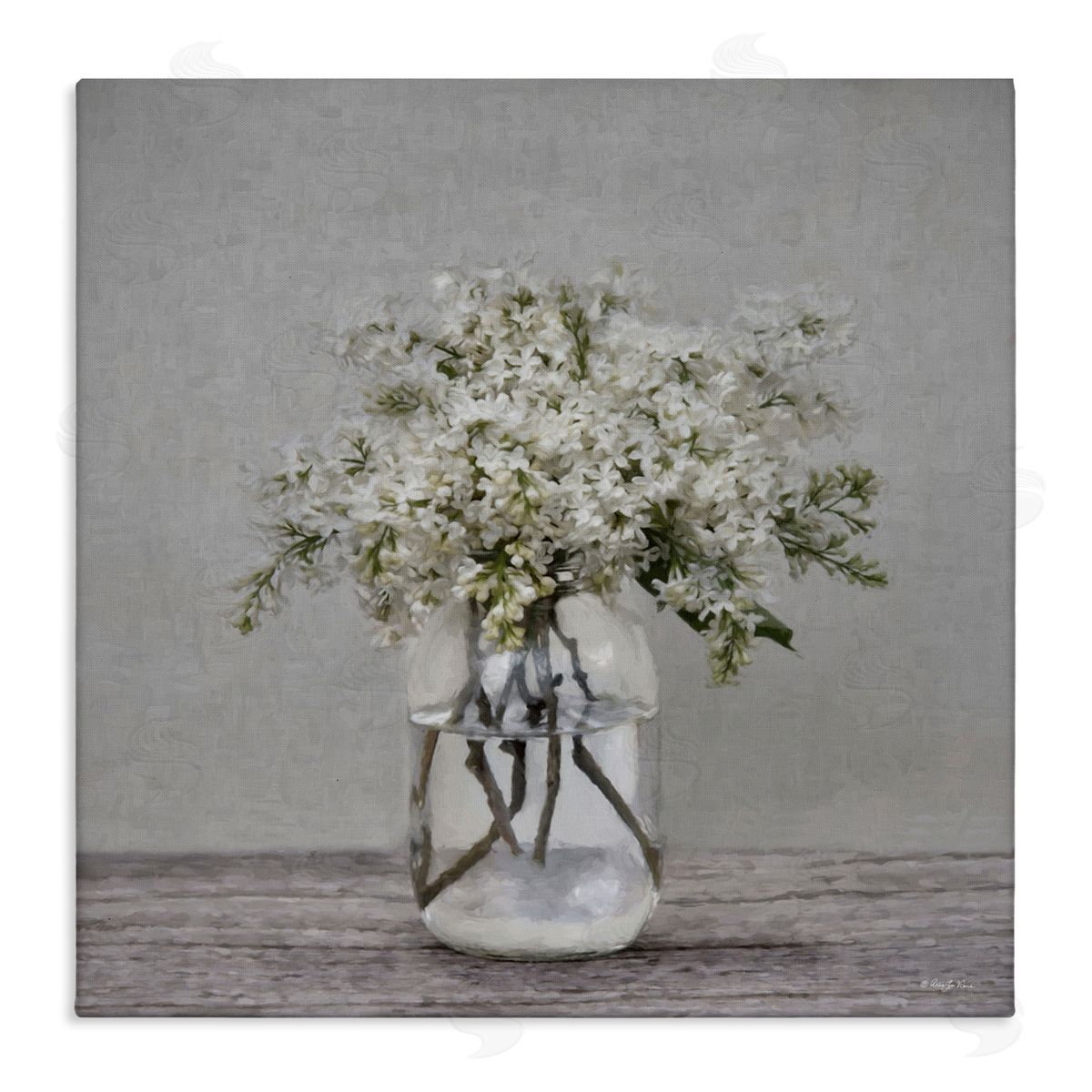 Robin-Lee Viera Lilac Simplicity Bouquet Canvas Wall Art Print