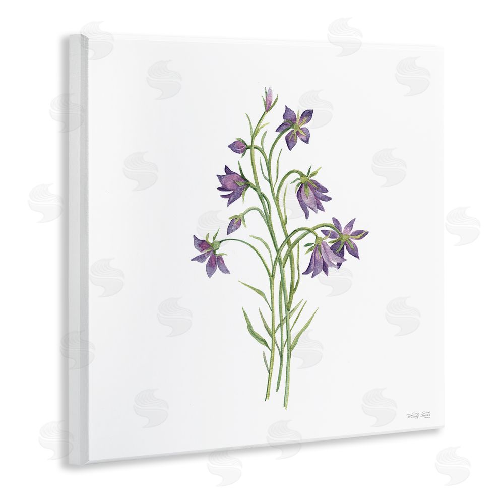 Cindy Jacobs Soft Bluebells Botanical Wall Plaque Art Print