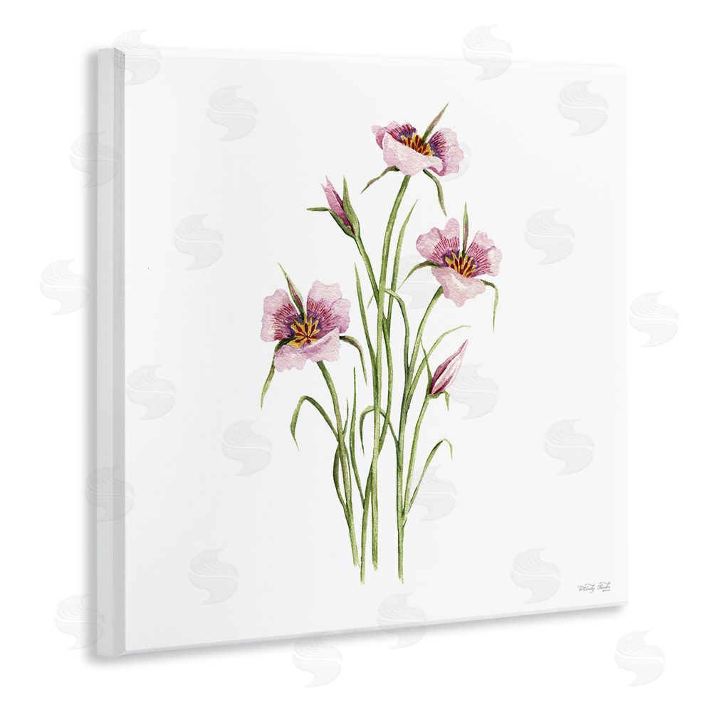 Cindy Jacobs Fuchsia Mariposa Botanical Wall Plaque Art Print