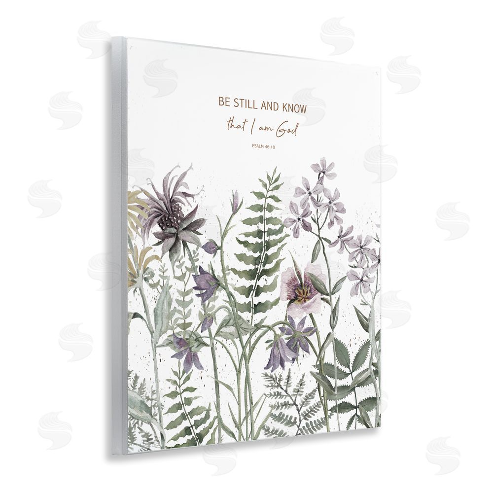 Cindy Jacobs Be Still and Know Botanicals Wall Plaque Art Print