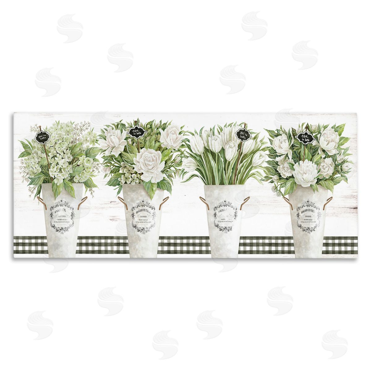 Cindy Jacobs Marche aux Fleurs Canvas Wall Art Print