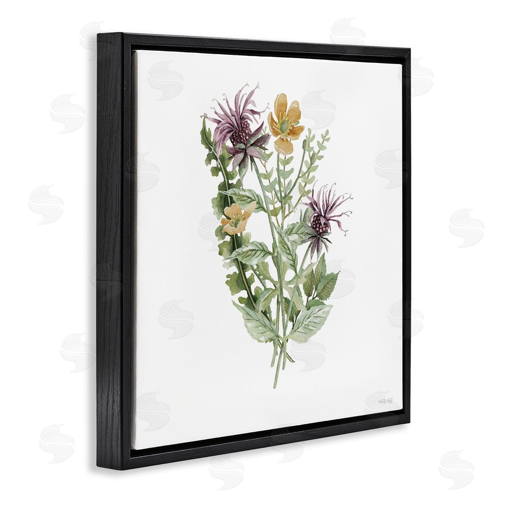 Cindy Jacobs Lush Botanical Mix Black Floating Frame Canvas Wall Art Print