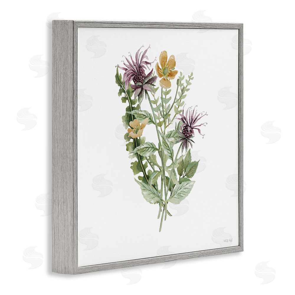 Cindy Jacobs Lush Botanical Mix Gray Framed Giclee Wall Art Print
