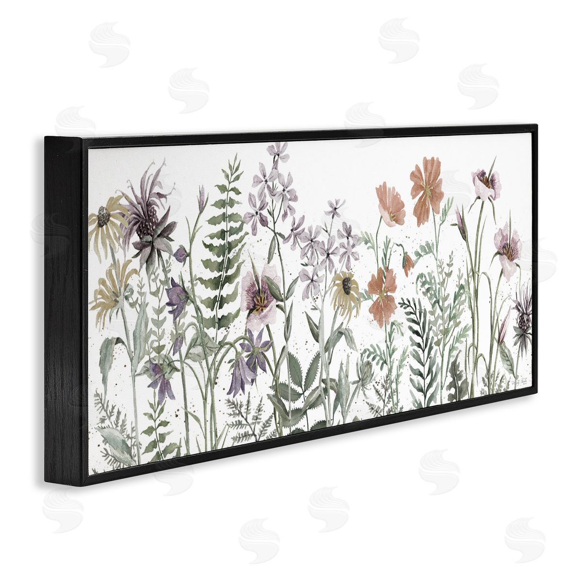 Cindy Jacobs Lush Summer Botanicals Black Framed Giclee Wall Art Print