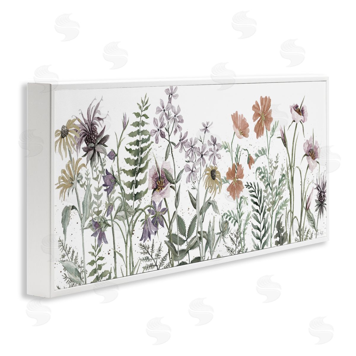 Cindy Jacobs Lush Summer Botanicals White Framed Giclee Wall Art Print