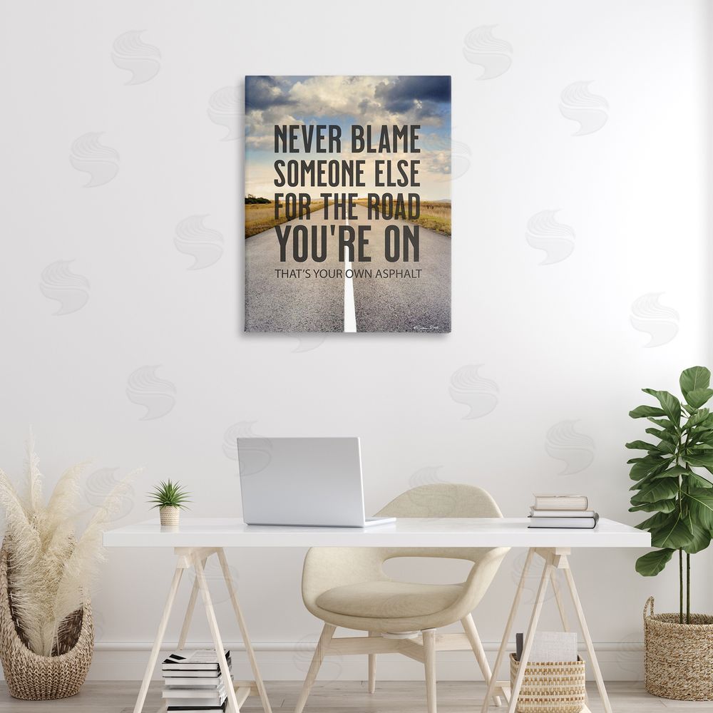 Susan Ball Your Own Asphalt Pun Canvas Art on Wall
