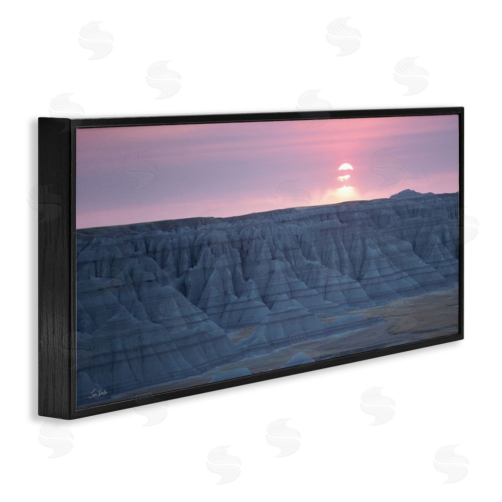 Lori Deiter Sunrise Symphony Pink Sky Black Framed Giclee Wall Art Print