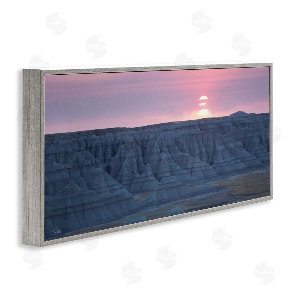 Lori Deiter Sunrise Symphony Pink Sky Gray Framed Giclee Wall Art Print