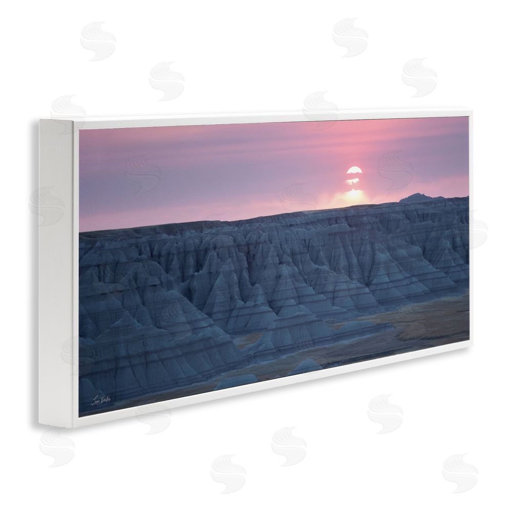 Lori Deiter Sunrise Symphony Pink Sky White Framed Giclee Wall Art Print