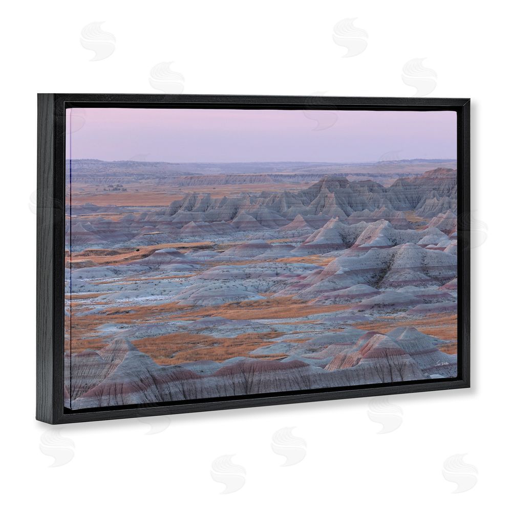 Lori Deiter Badlands Kaleidoscope Rocky Landscape Black Floating Frame Canvas Wall Art Print