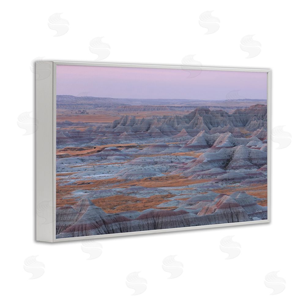 Lori Deiter Badlands Kaleidoscope Rocky Landscape White Framed Giclee Wall Art Print