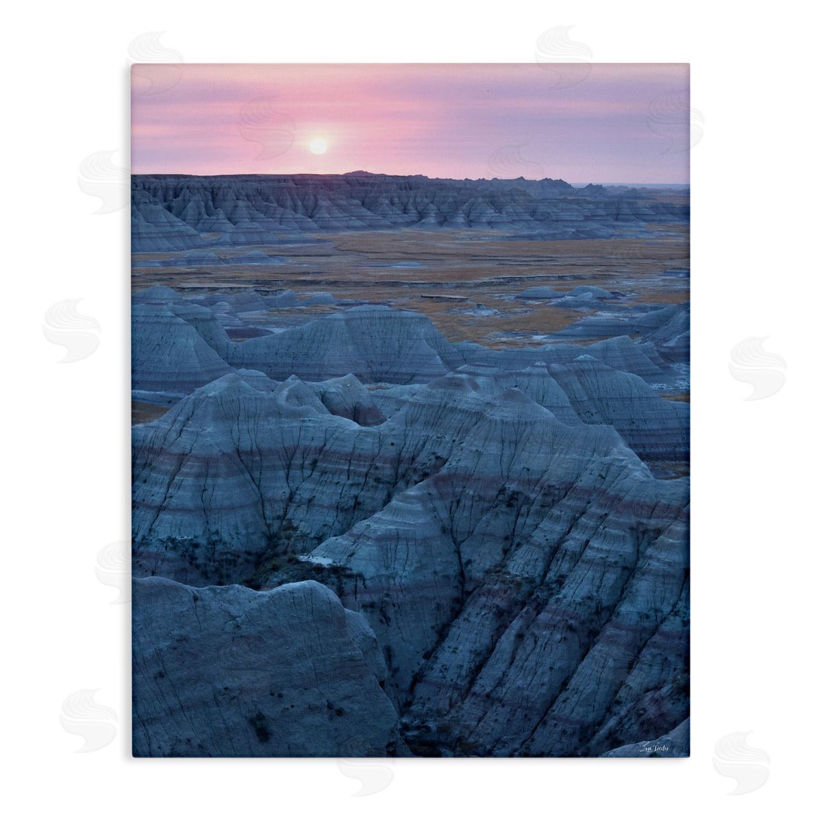 Lori Deiter Sunrise Symphony Cliffside Landscape Canvas Wall Art Print