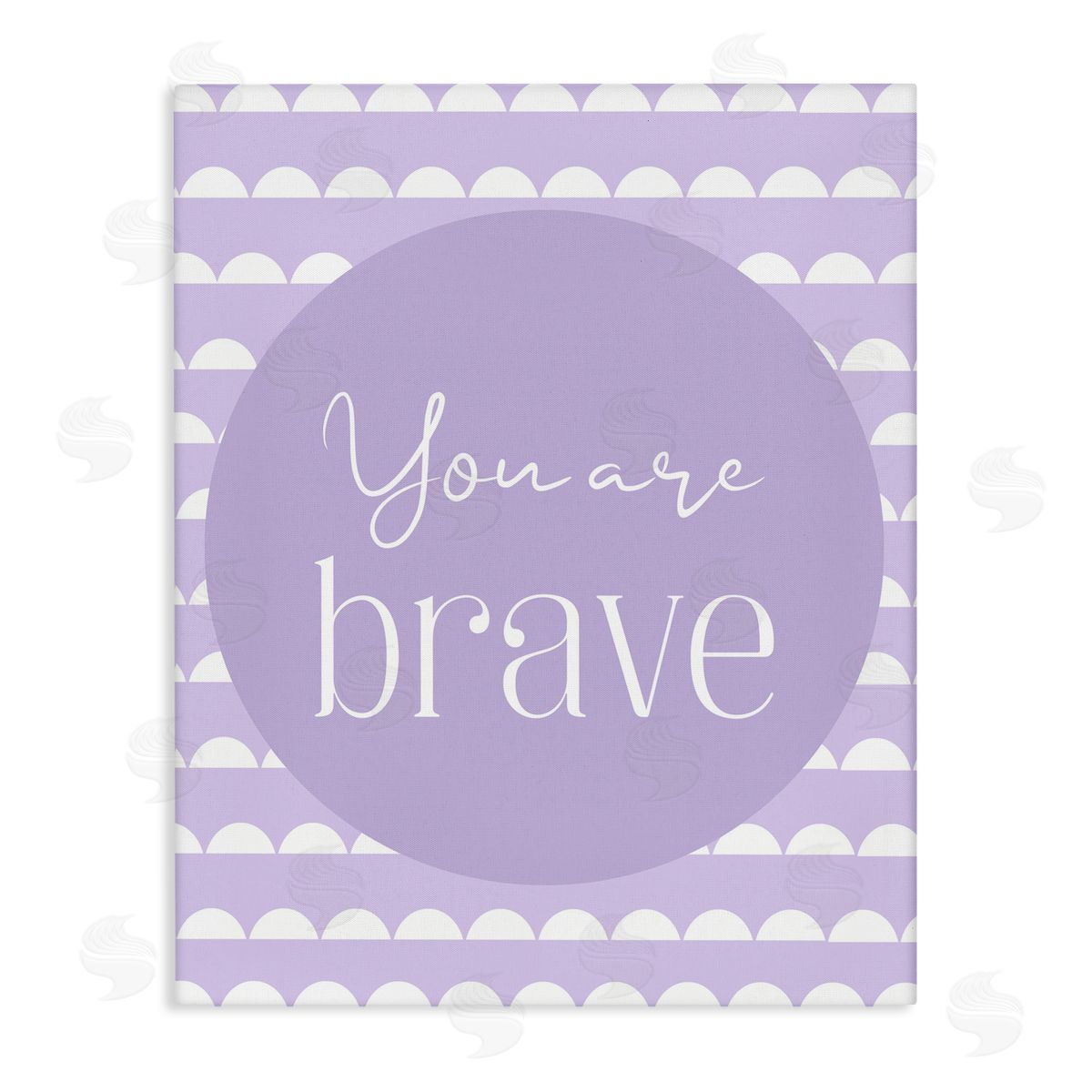 Christine Simpson Art You Are Brave Sentiment Canvas Wall Art Print