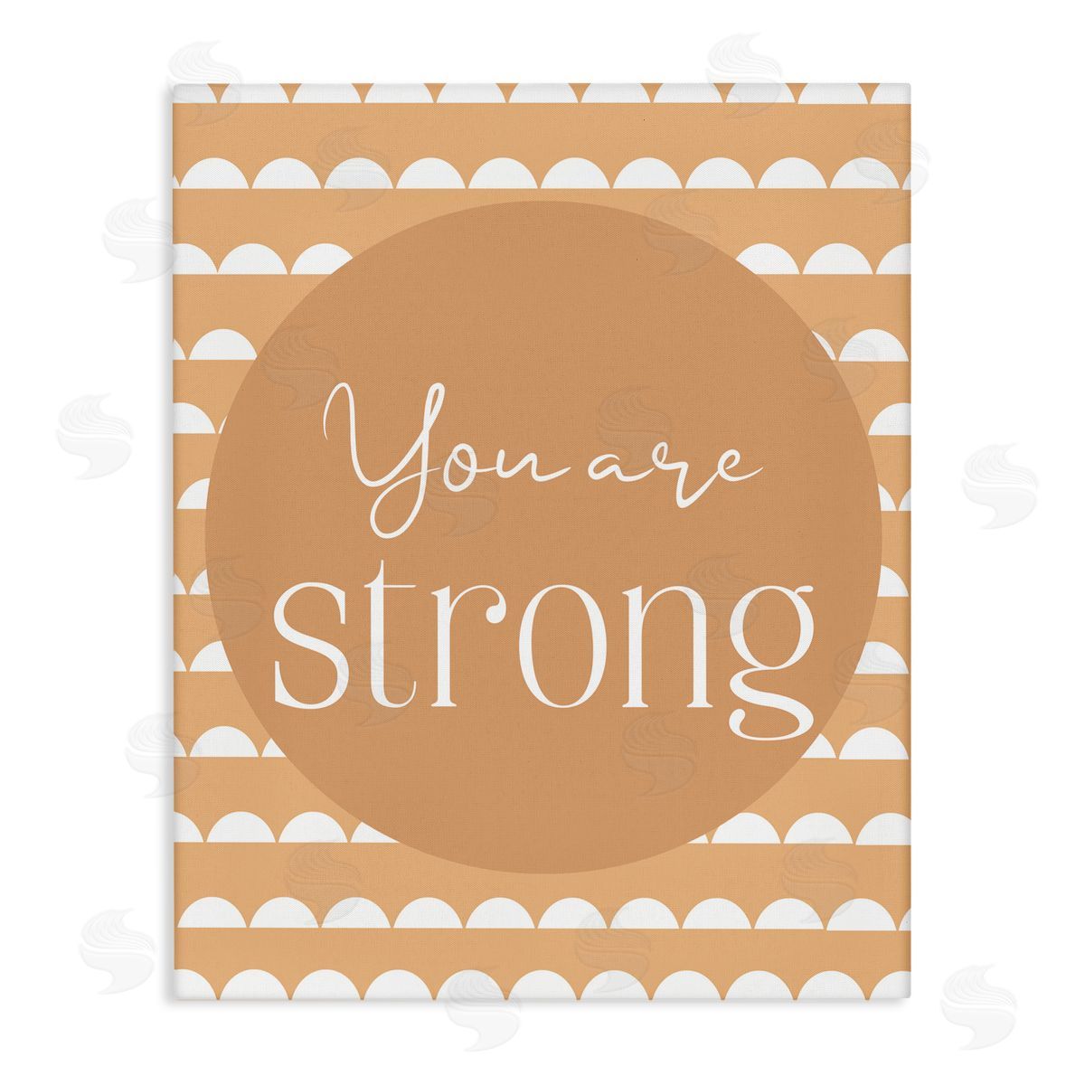 Christine Simpson Art You Are Strong Sentiment Canvas Wall Art Print