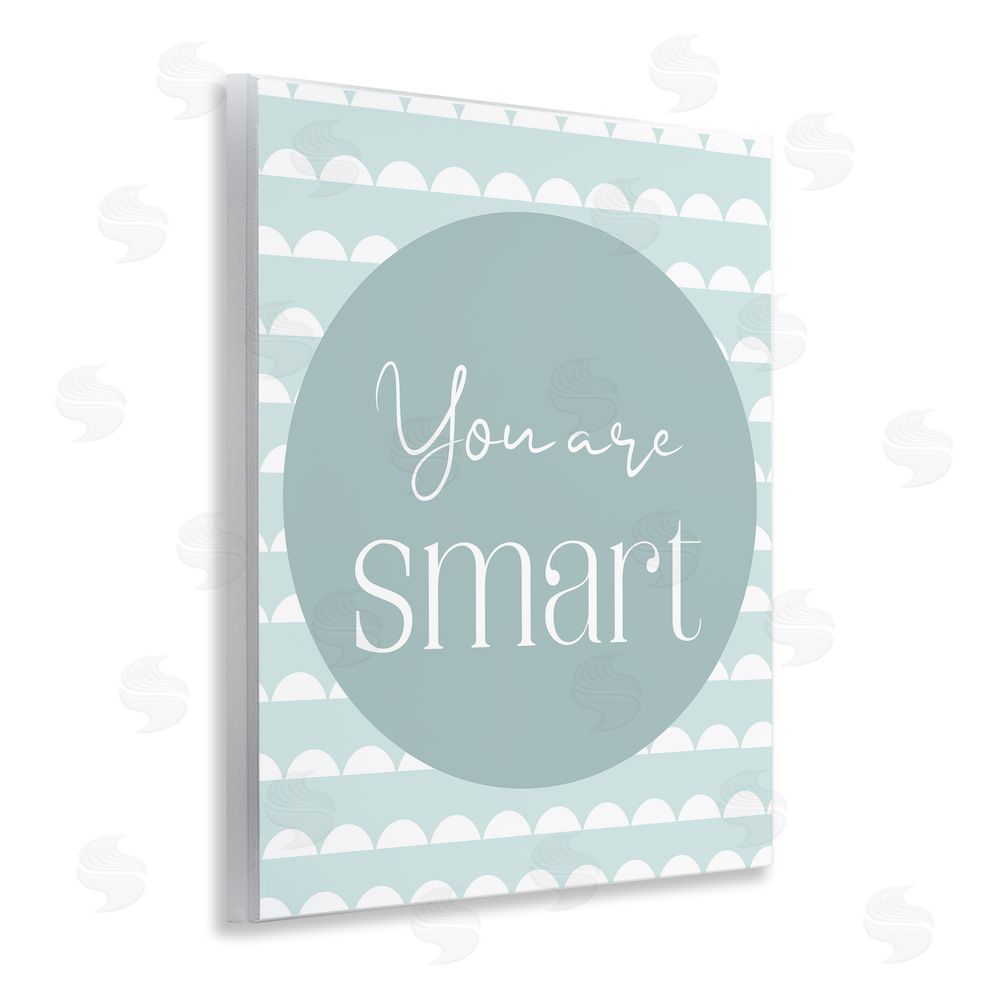 Christine Simpson Art You Are Smart Sentiment Wall Plaque Art Print