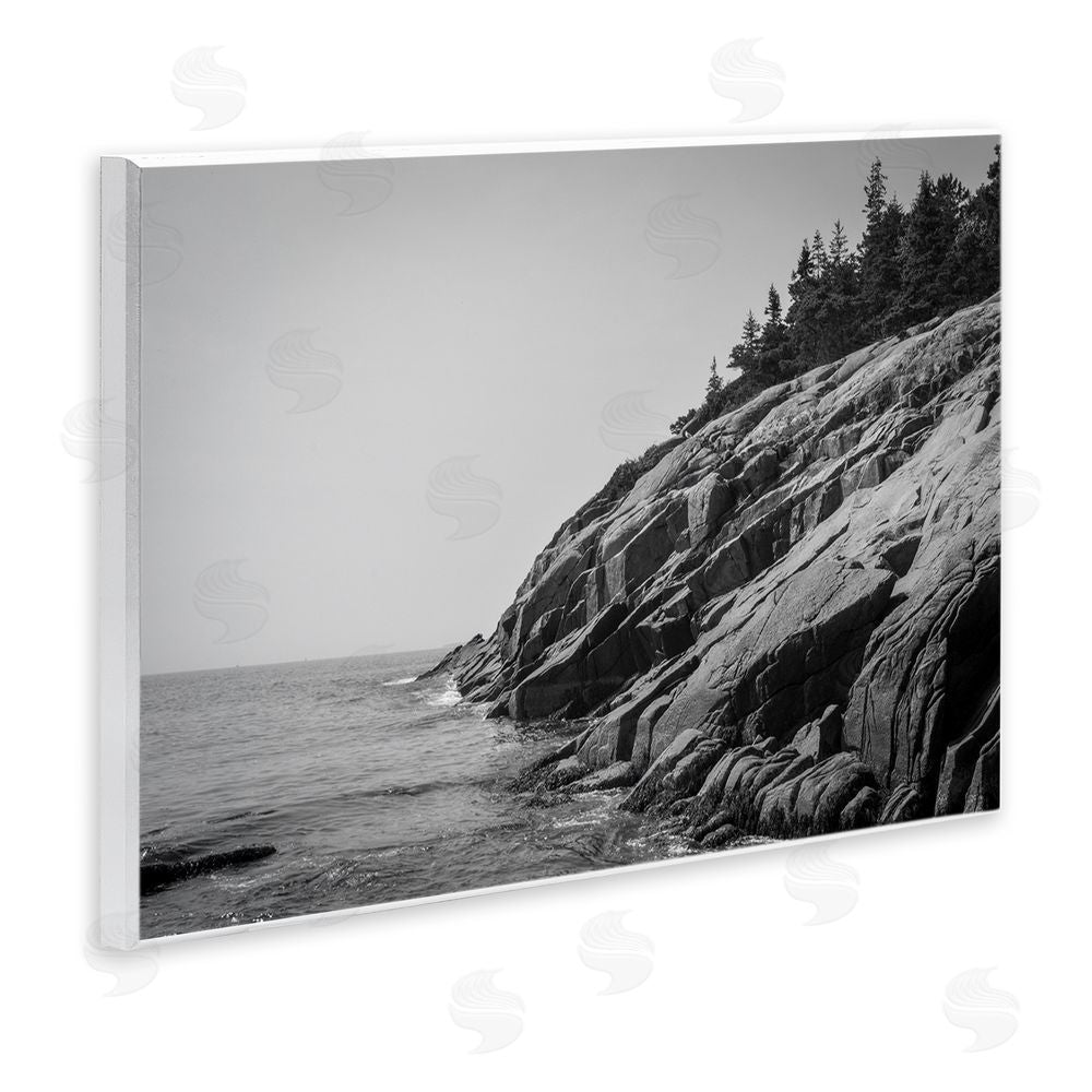 James Rodewald Steep Ocean Cliff Side Wall Plaque Art Print