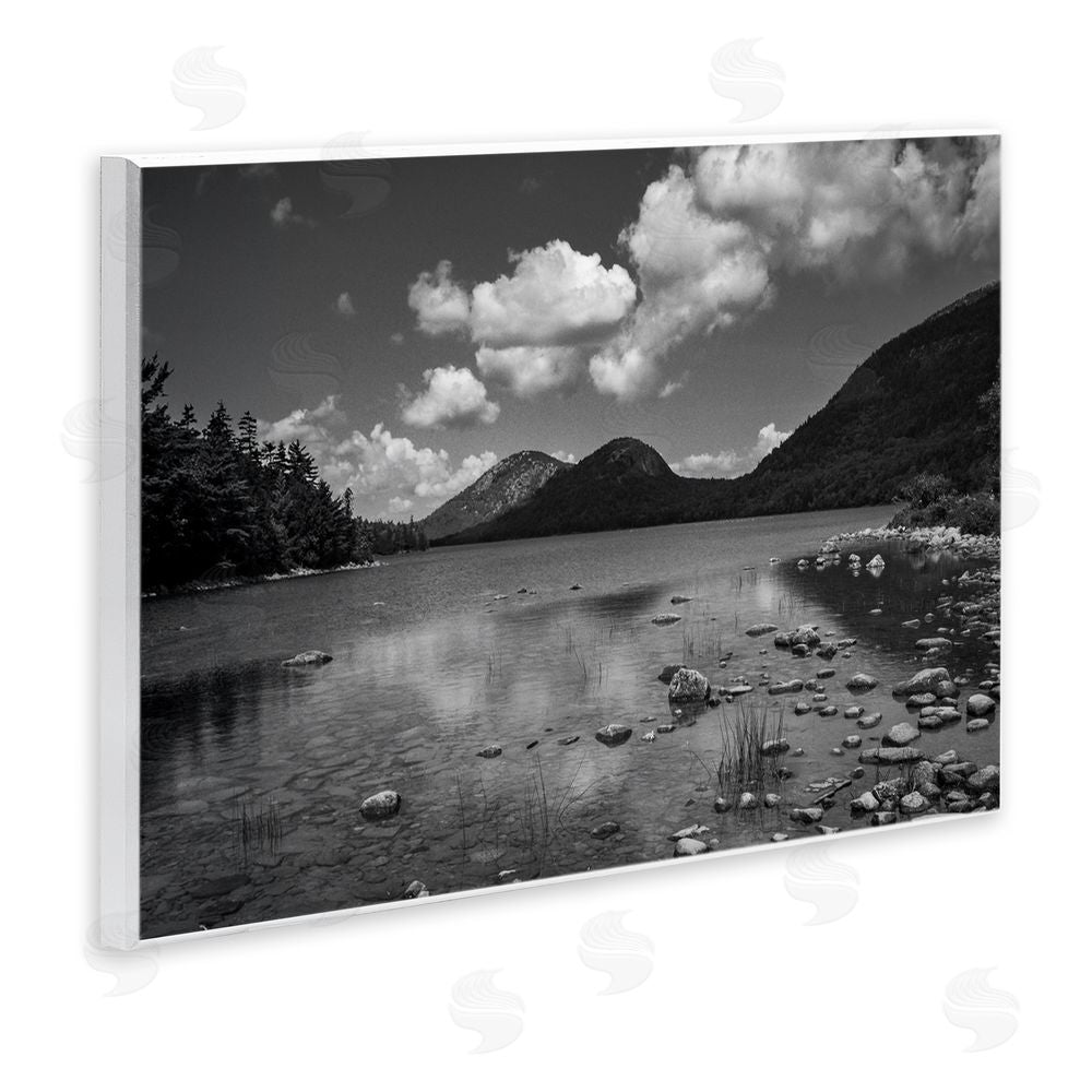 James Rodewald Cloudy Mountain In The Distance Wall Plaque Art Print