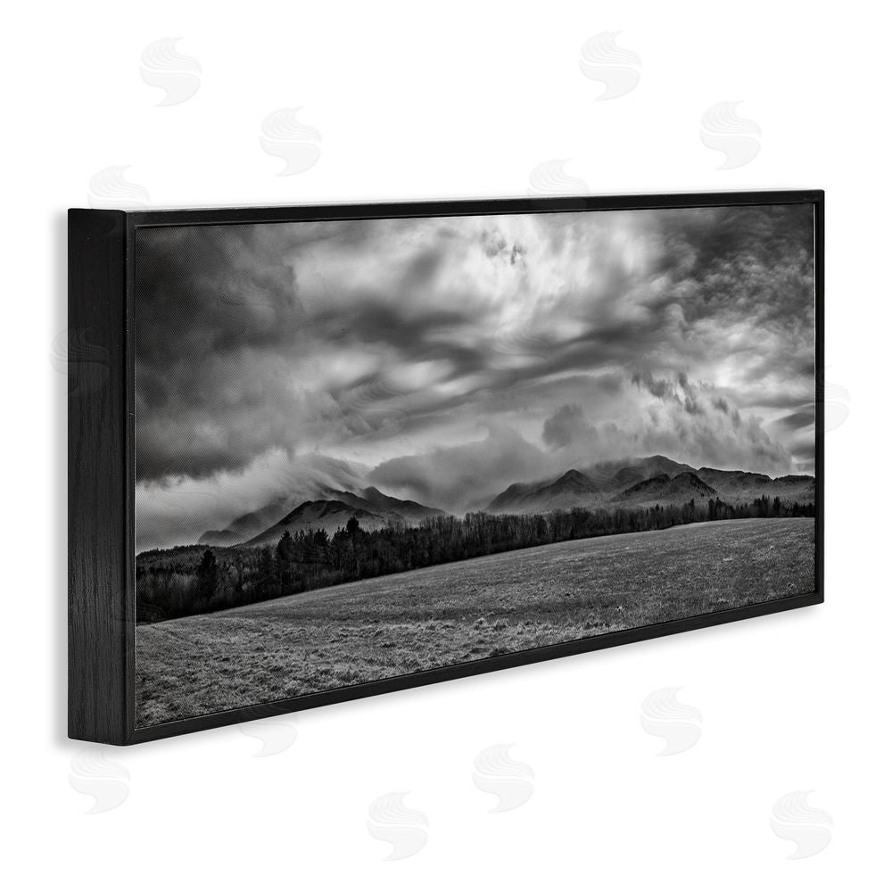 James Rodewald Dramatic Distant Skies Black Framed Giclee Wall Art Print