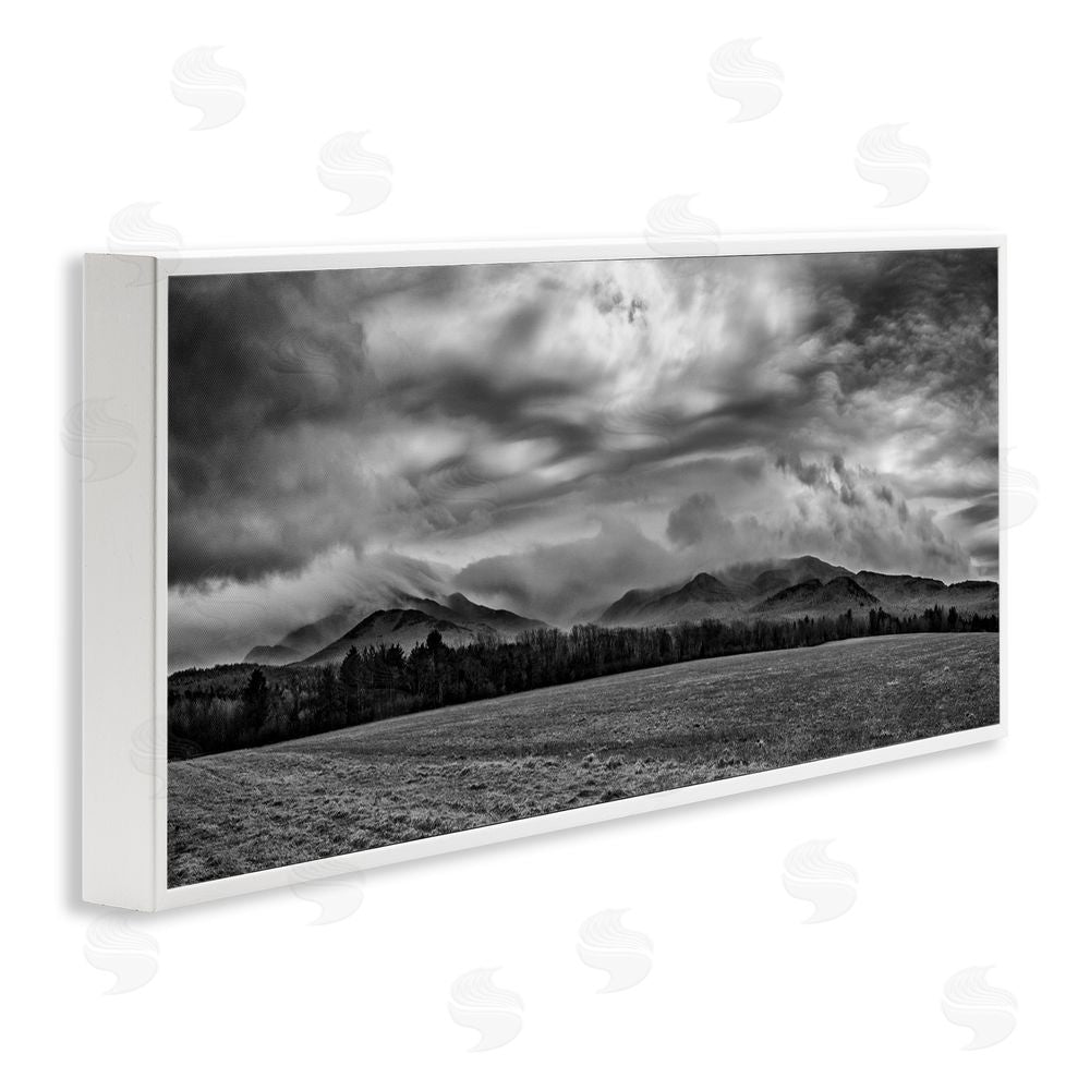 James Rodewald Dramatic Distant Skies White Framed Giclee Wall Art Print