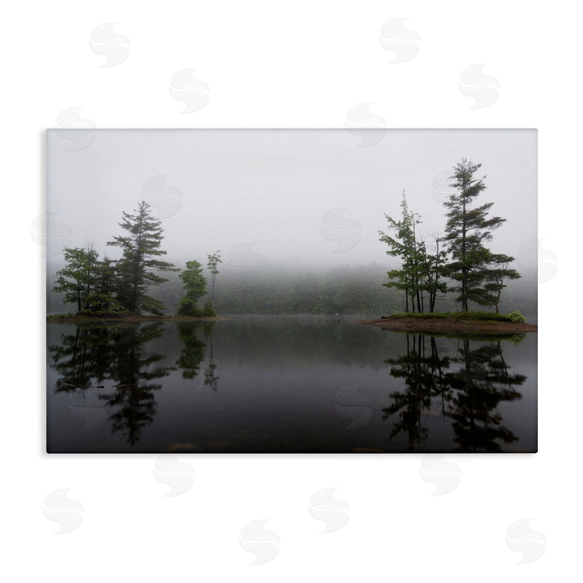 James Rodewald Adirondack Lake Reflections Canvas Wall Art Print