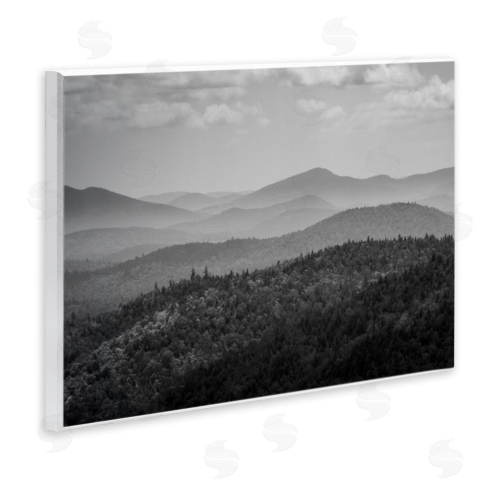 James Rodewald Misty Adirondack Mountains Wall Plaque Art Print