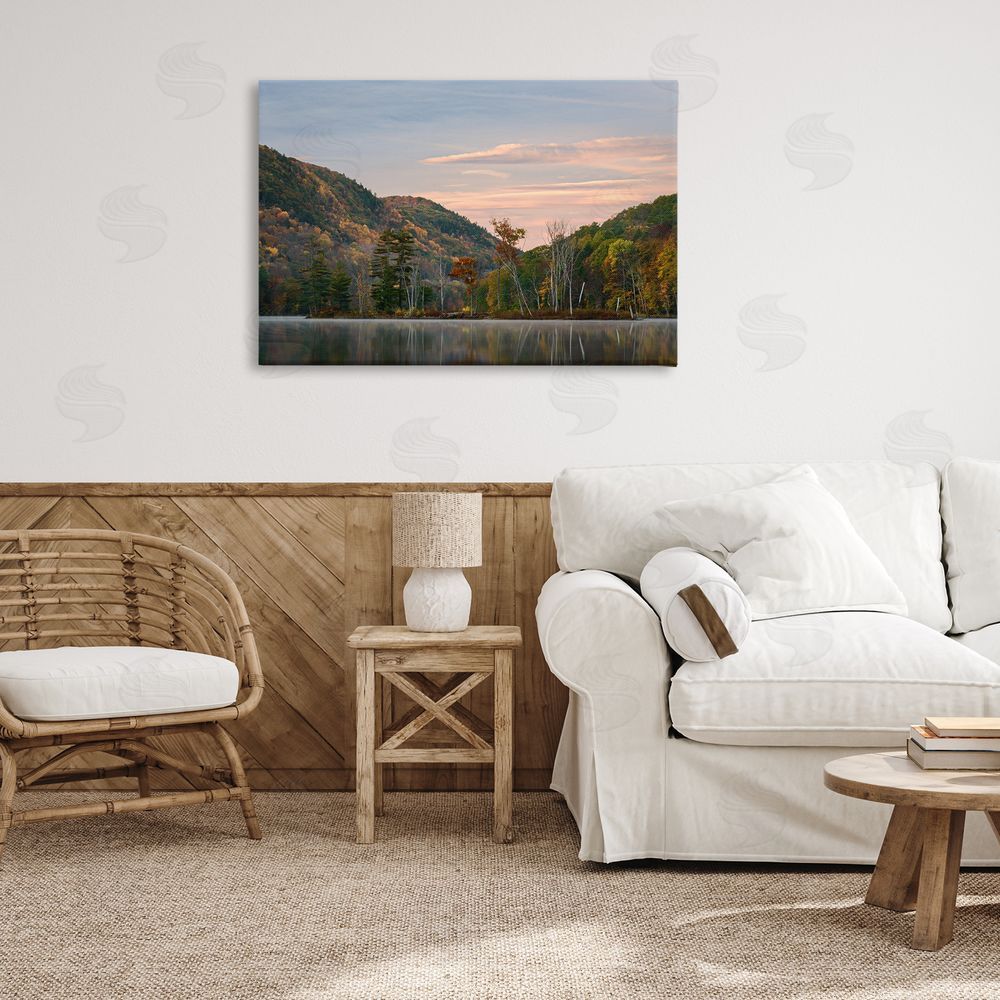 James Rodewald Nature's Change Reflection Canvas Art on Wall