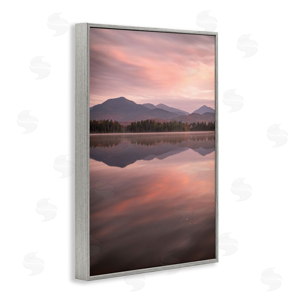 James Rodewald Dawn Reflection In Glory Gray Framed Giclee Wall Art Print