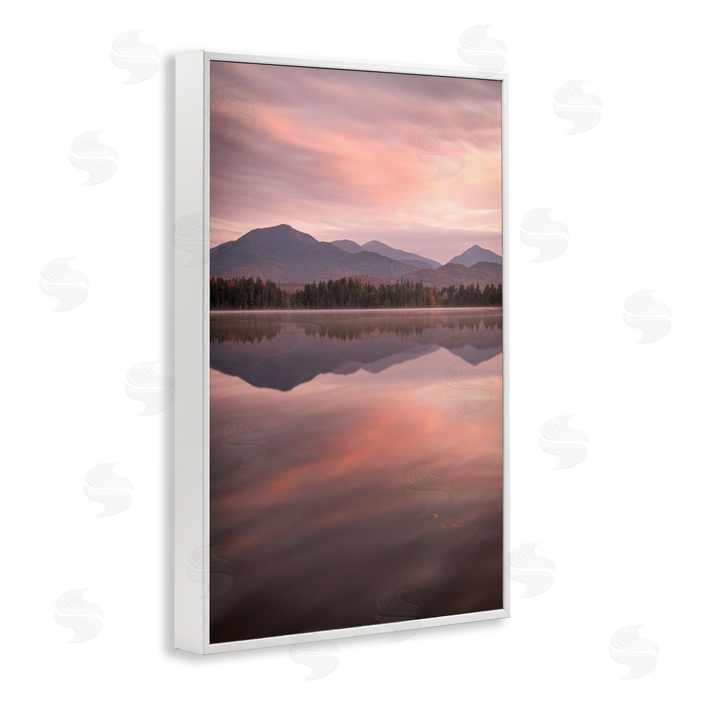 James Rodewald Dawn Reflection In Glory White Framed Giclee Wall Art Print