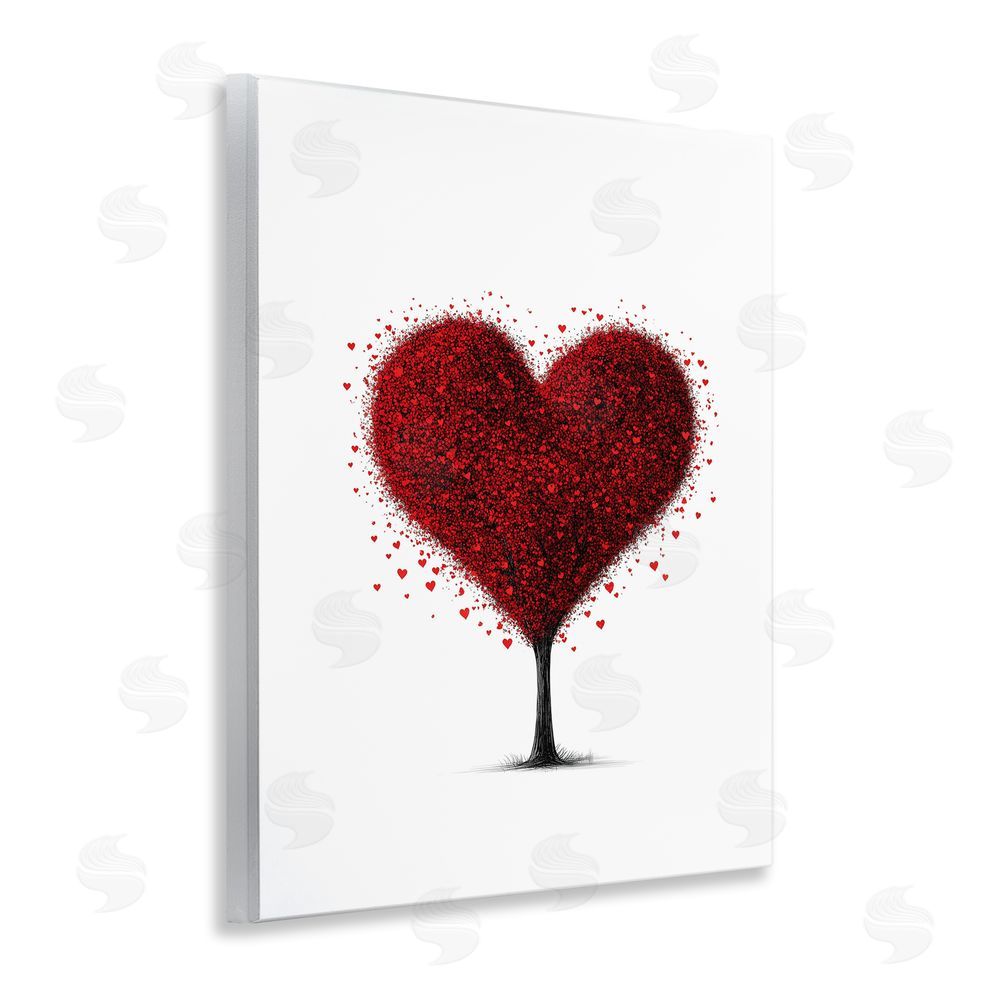 Christine Simpson Art Blooming Heart Tree Wall Plaque Art Print