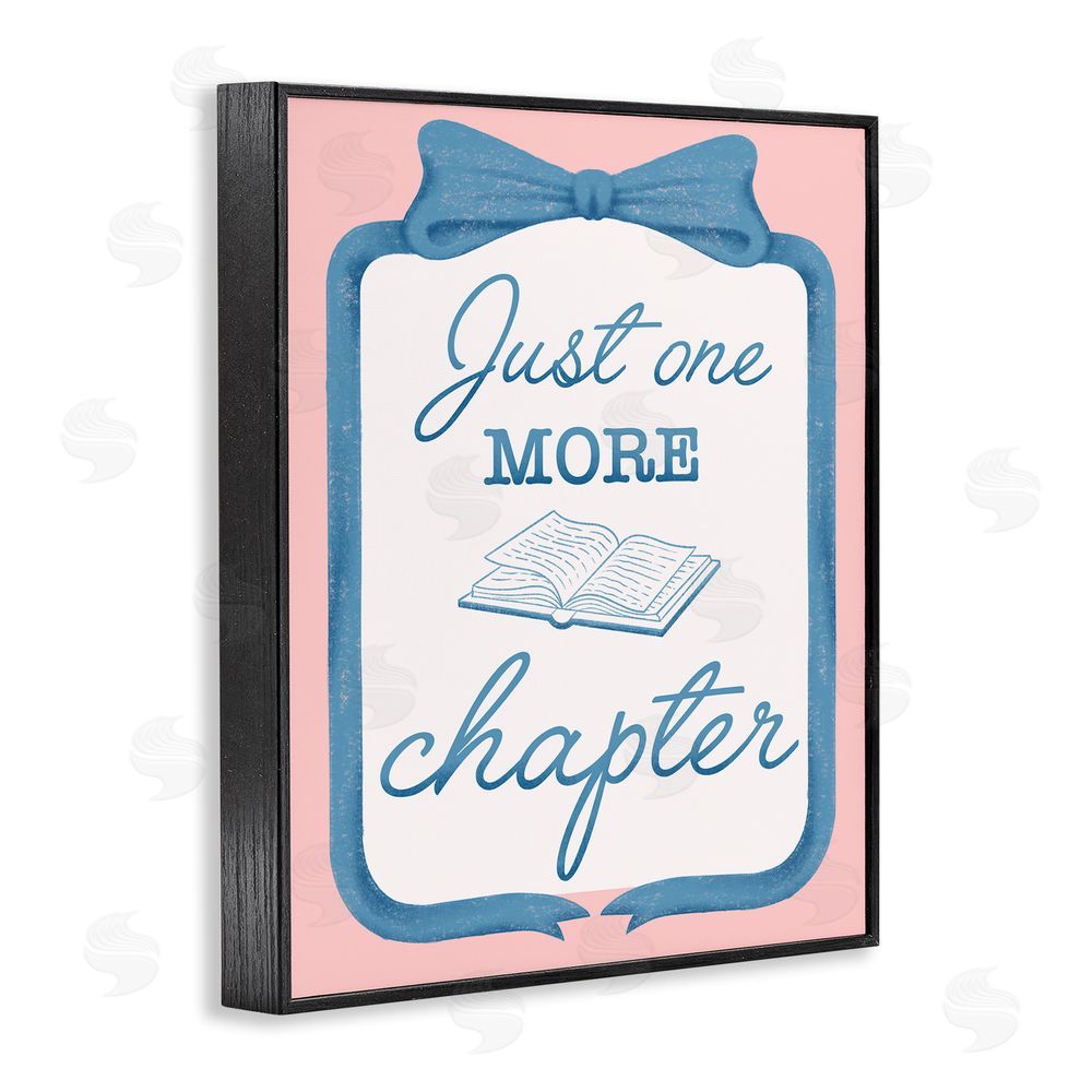 Marcus Prime Chic Just One More Chapter Black Framed Giclee Wall Art Print